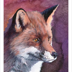 5 x 7 Fox Note Card Set - &quot;Reynard&quot; - (4) Note Cards Included