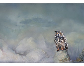 5x7 Note Card Set - "Guardian" - (4) Note Cards Included
