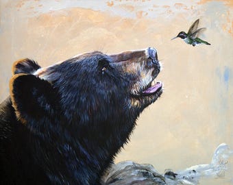 訳あり・アウトレット特集 Bear Collectible Artwork  - 絵画