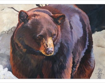5x7 Note Card Set - "The Zen of being bear" - (4) Note Cards Included