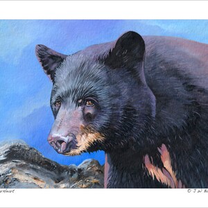 Collectible Bear Artwork - &quot;BearHeart&quot; - Wildlife Art Reproduction