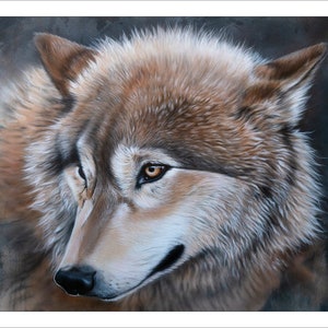 5 x 7 notitiekaartenset - "December Wolf" - (4) notitiekaarten inbegrepen