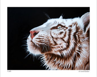 Tiger Art Print - "Faith" © Sandi Baker