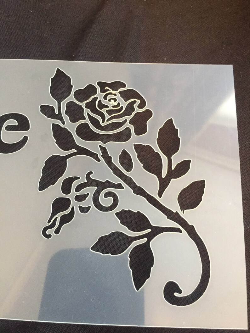 Mylar Cake Stencils for Cakes Personalised Etsy UK