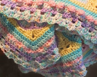 Sunshine Girl Crochet Baby Blanket