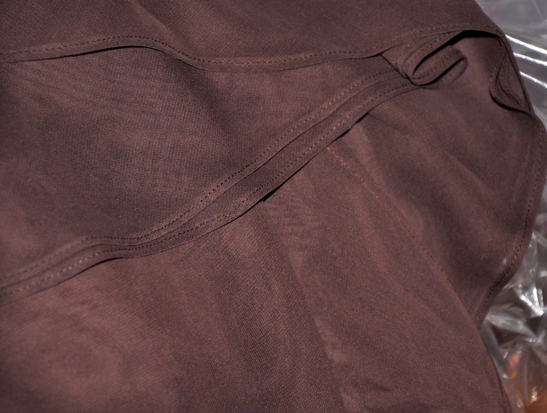 Vintage Dark Brown Empire Waist Beaded Spaghetti Strap Gown Brown Vintage Full Length Gown Mother of Bride Brown Beaded Empire Waist Gown