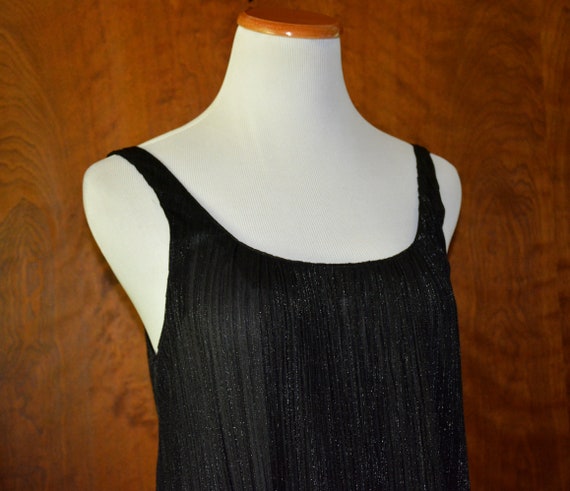 Vintage Helen Storey Black Gown, Vintage Pleated B