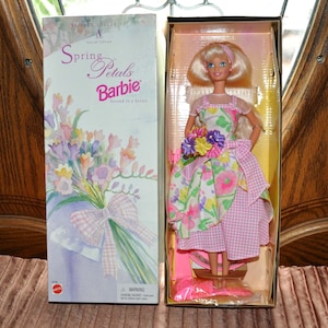 1996 Springtime Petals Barbie (Avon Exclusive) NEW IN BOX, Vintage Collectible Barbie Doll