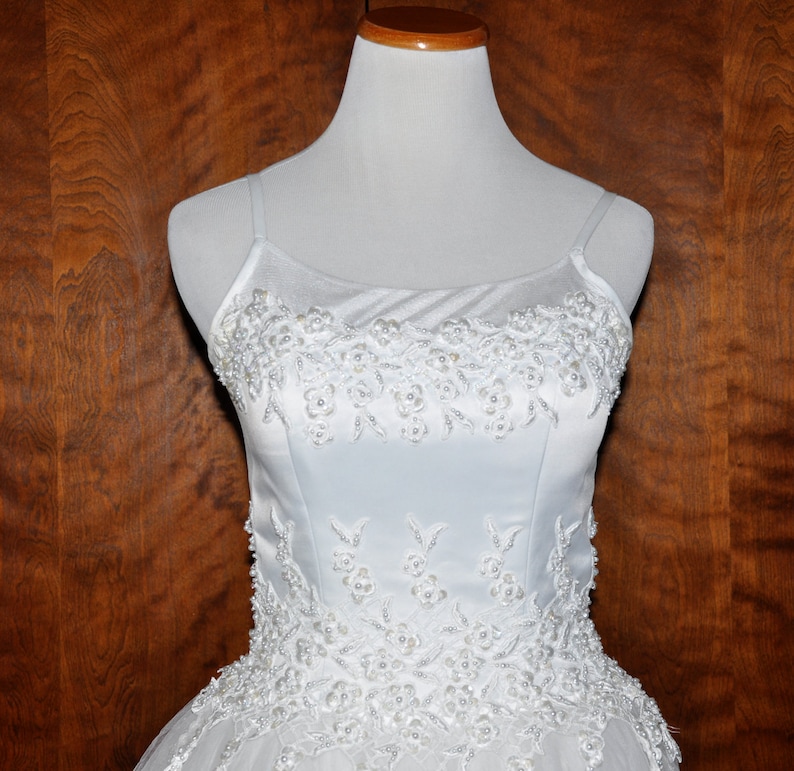 Oleg Cassini Lace Wedding Dresses Creme