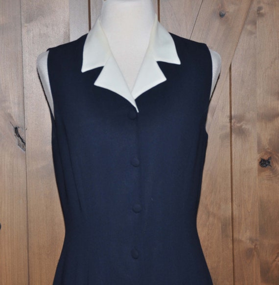 Vintage Studio by Pat Argenti Navy Button Down Max