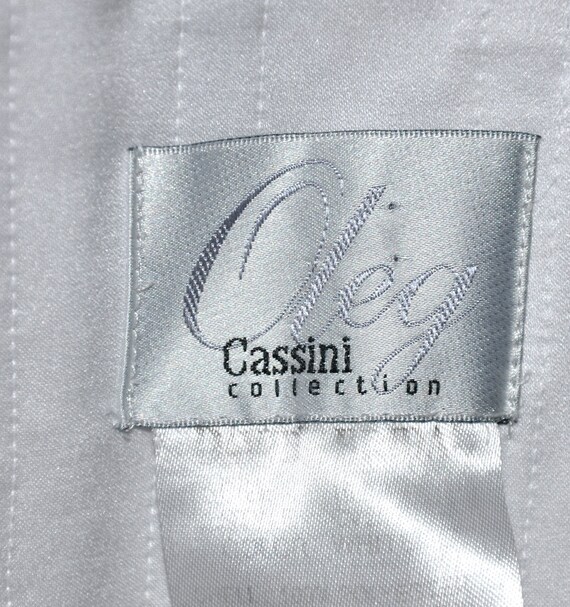 Vintage White Oleg Cassini Wedding Gown, White Ol… - image 8