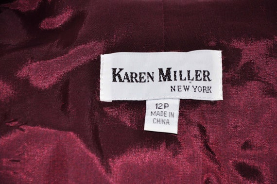 Merlot Karen Miller Vintage Beaded Mother of the … - image 10
