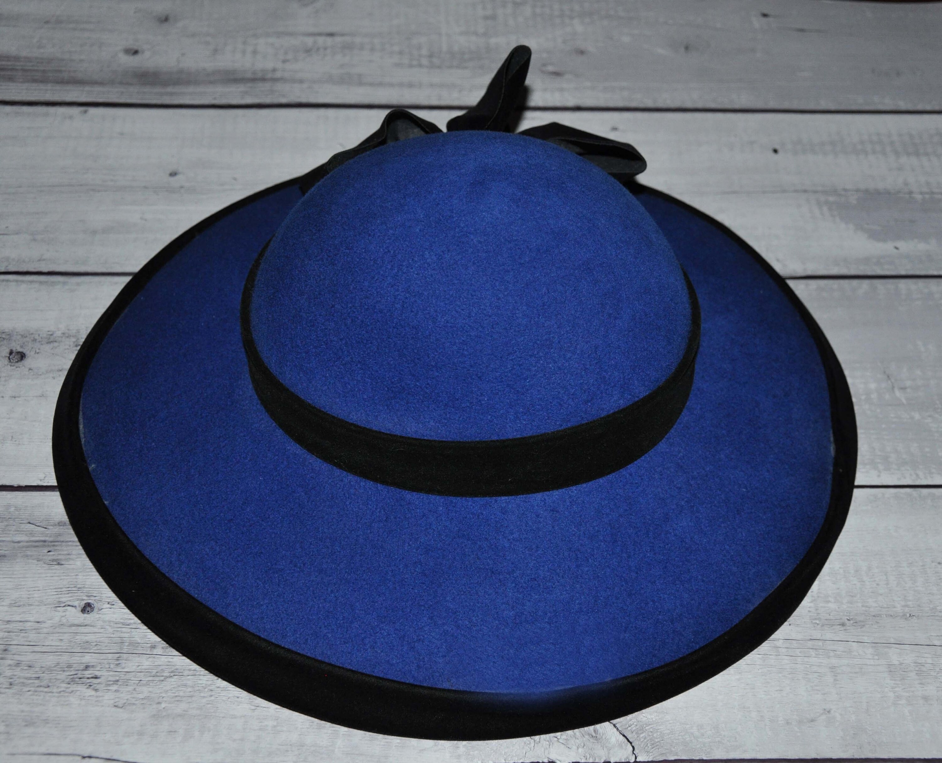 フィッテド ロングブリムハット Fitted Long Brim Hat ネイビー
