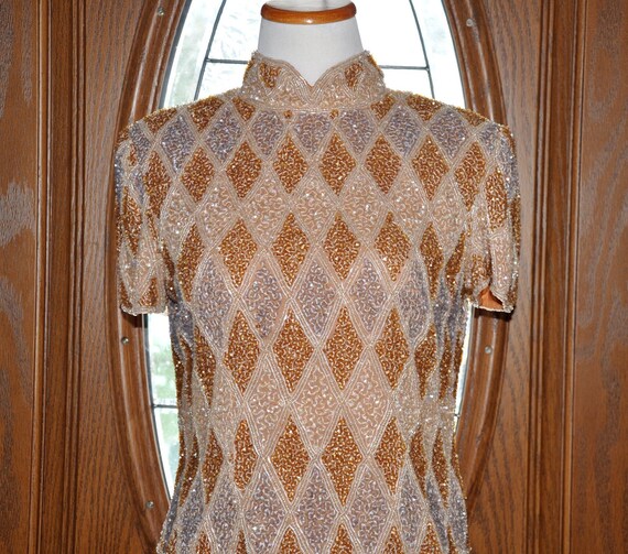 beaded formal top