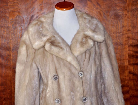 Vintage Cream Tourmaline Full Length Mink Coat, Do