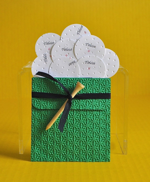 Bucket Of Golf Balls Gift Card Holder Etsy