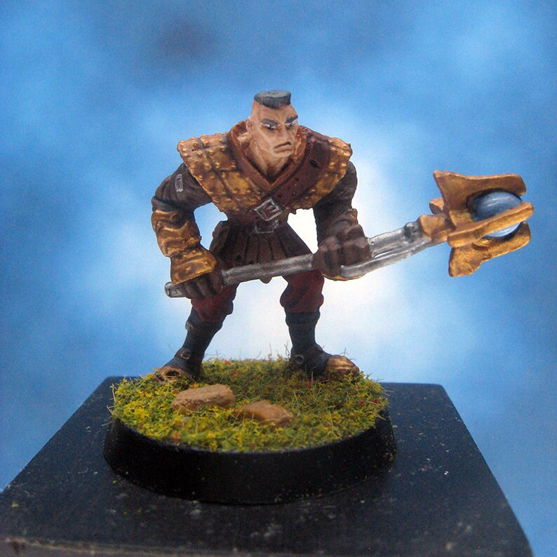 Painted Ral Partha Mage Knight Miniature Amotep Gunne