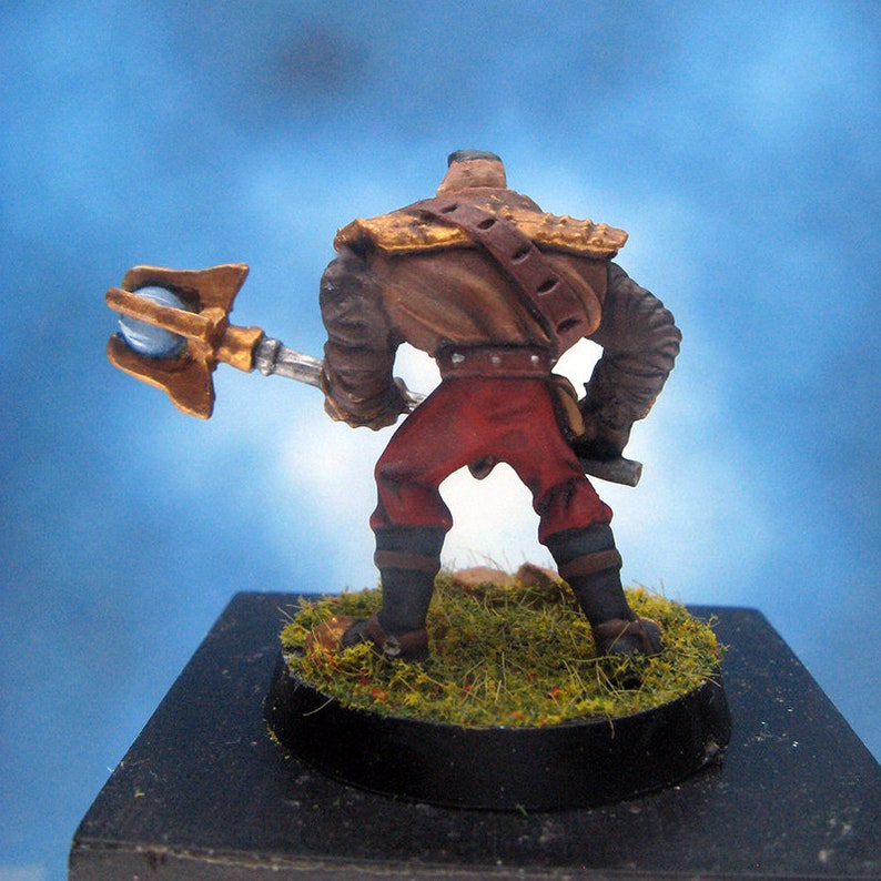 Painted Ral Partha Mage Knight Miniature Amotep Gunne