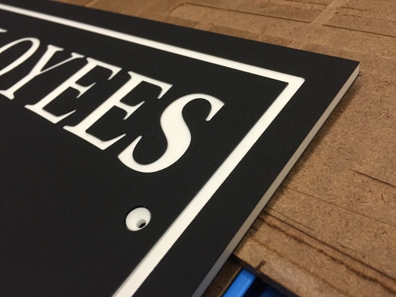 Custom Engraved Plastic Plaque 14x7 1/4 King Etsy