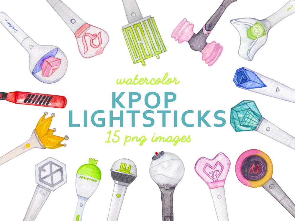 kpop clipart kpop lightstick clipart printable lightsticks etsy norway