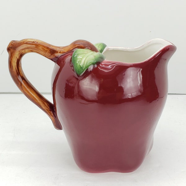 Red Ceramic Pitcher - Etsy