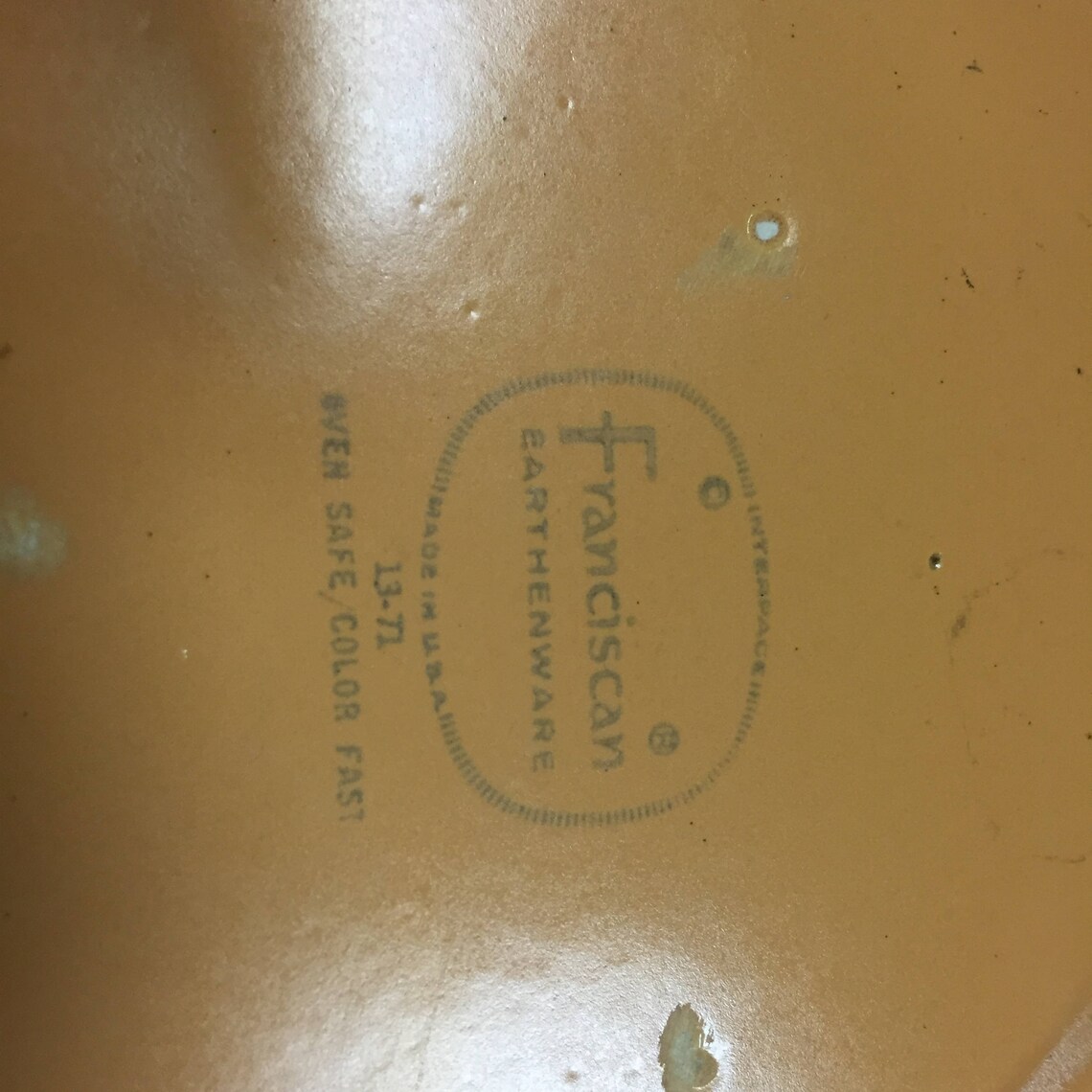 Franciscan Earthwarestoneware Oven Safecolor Fast Bowl Etsy