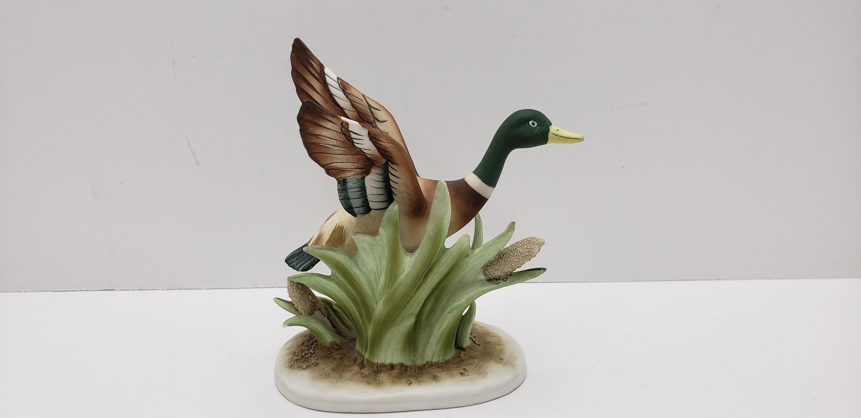 Lefton's China Hand Painted Duck Figurine KW618 | Etsy