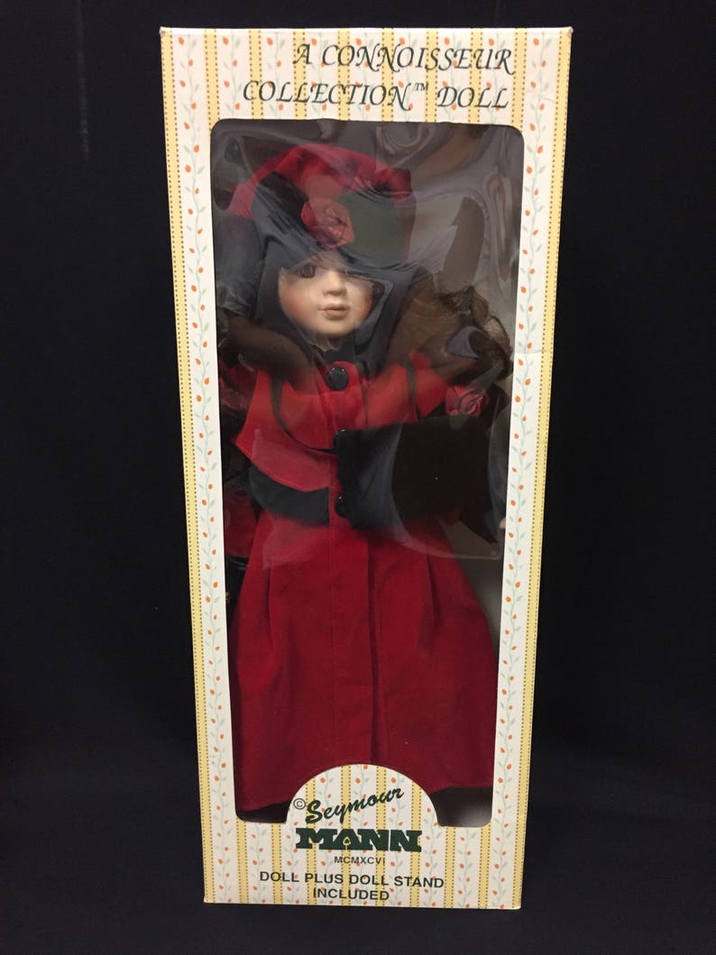 Seymour Mann Connoisseur Collection Doll Jeanine in original box plus stand image 2