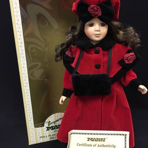 Seymour Mann Connoisseur Collection Doll Jeanine in original box plus stand image 1