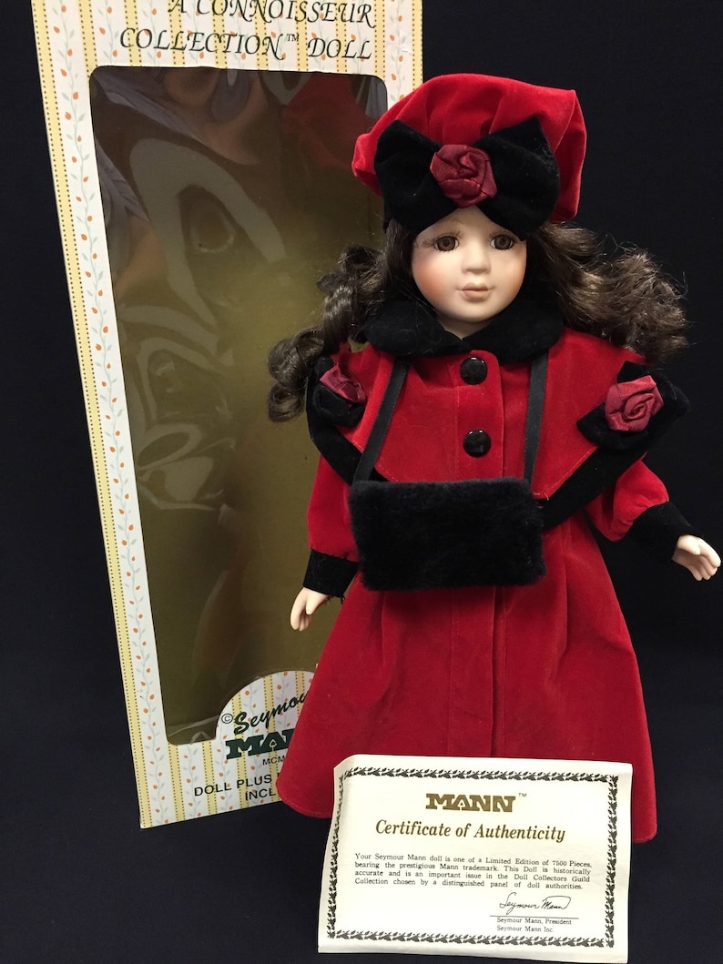 Seymour Mann Connoisseur Collection Doll Jeanine in original box plus stand image 1