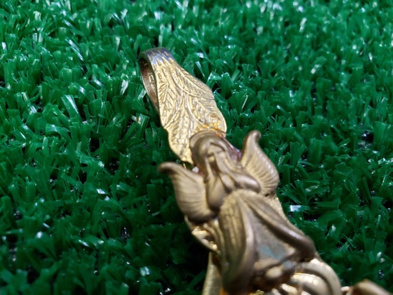 Noahs Ark Gold Spoon Art Necklace Pendant - image 5