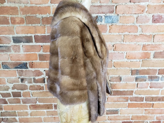 Vintage Storey's  Brockton, MA Mink Fur Stole, Wr… - image 2