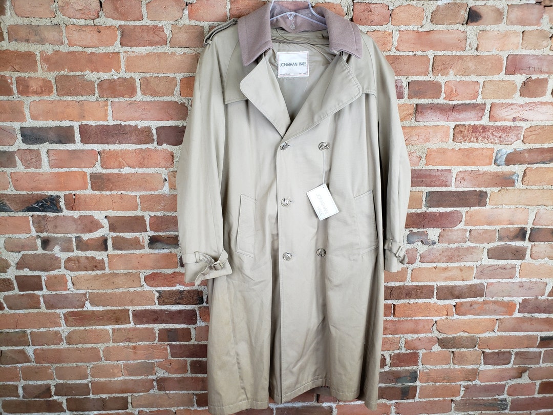 Vintage 1991 Men's Jonathan Hale 46R Removable Lined Double