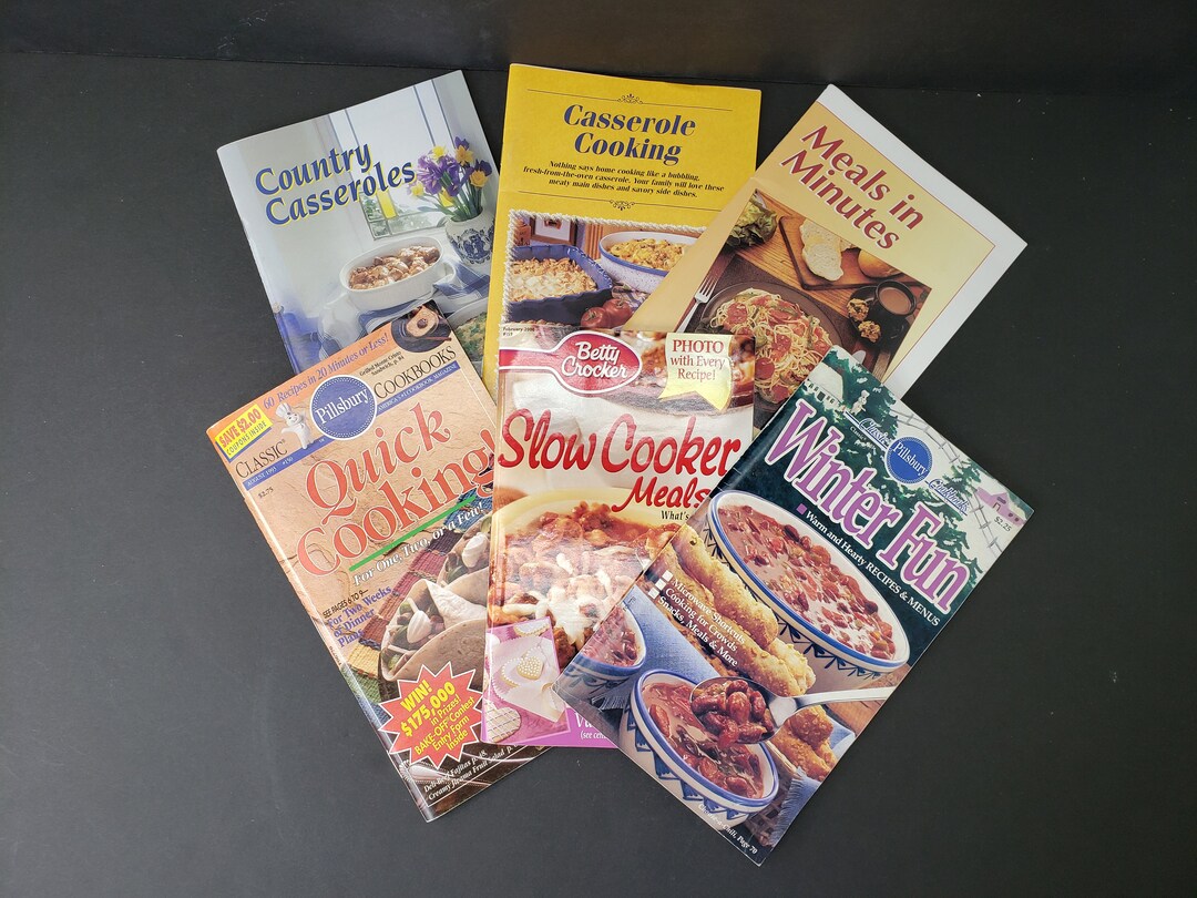 Vtg Betty Crocker Pillsbury Slow Cooker Quick Meals Paperback Etsy