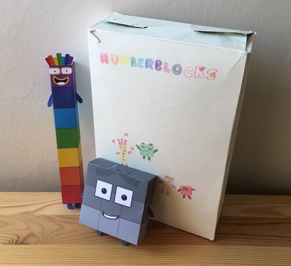 Numberblocks 1-10 Printable Paper Toys / Origami Templates / - Etsy Denmark