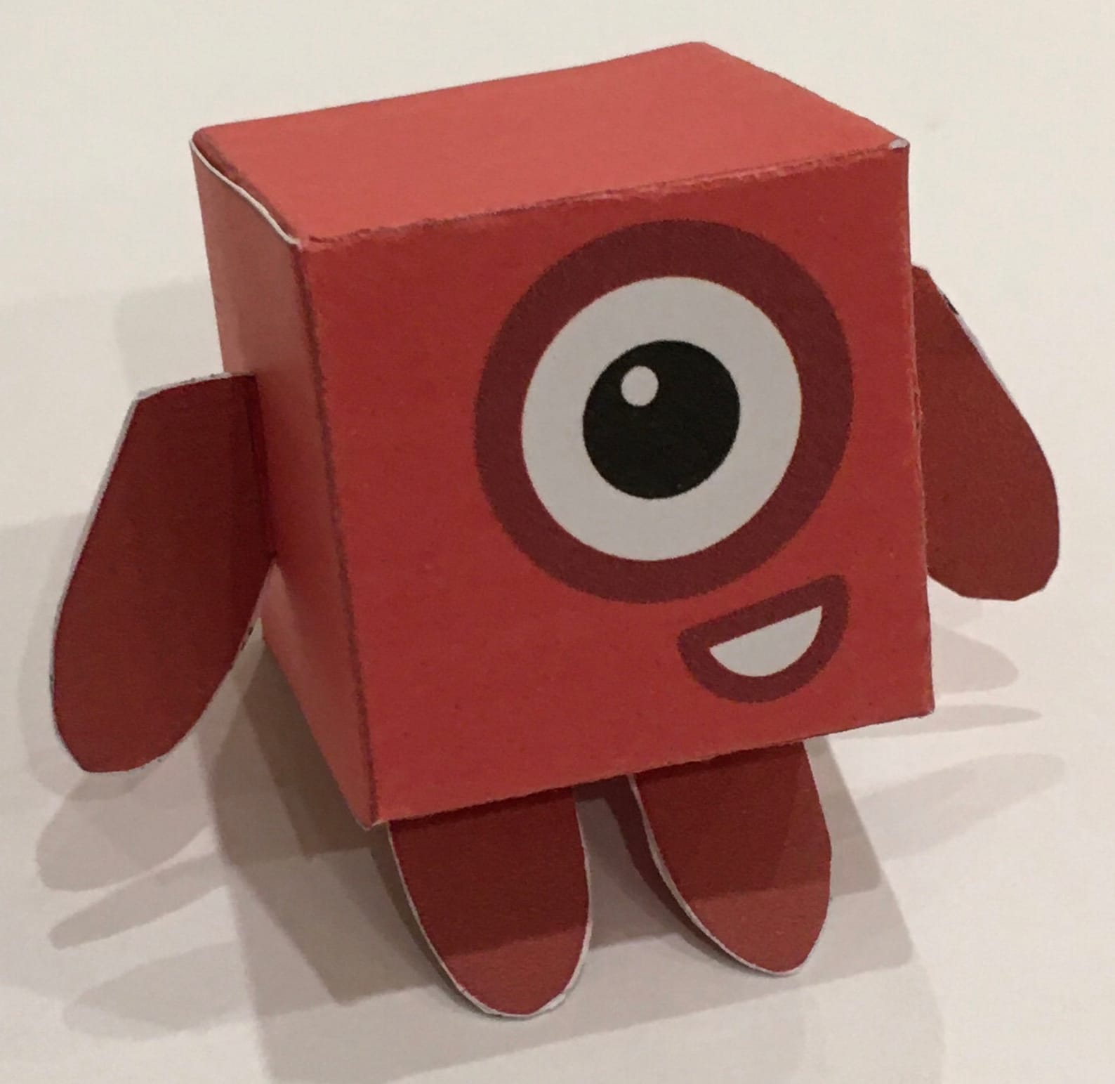 Numberblocks One Printable Paper Toy Origami Template Etsy