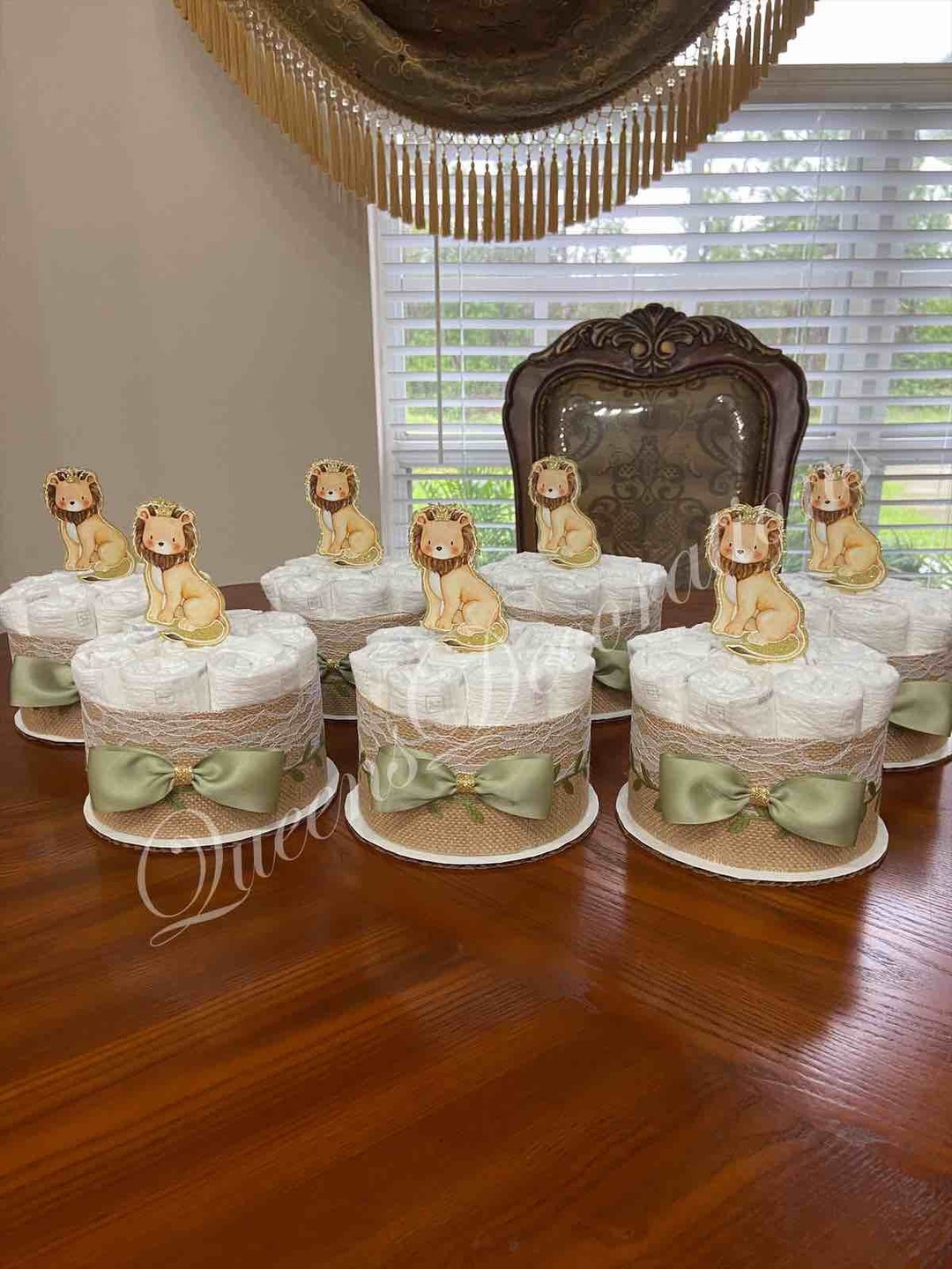 How to make a diaper sales carriage centerpiece