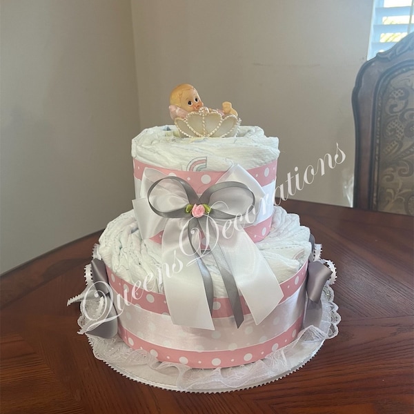 Stork Diaper Cake - Etsy