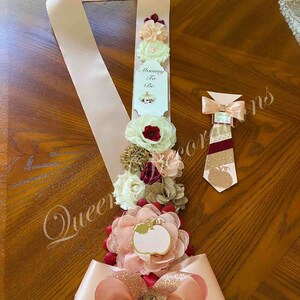 Autumn Baby Shower  / Little Pumpkin/ Maternity Sash/ Girl Baby Shower/ Autumn Themed Baby Shower/Set of Mommy and Daddy Pin