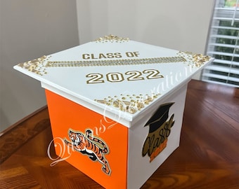 Graduation Card Box/ Customizable Graduation Card Box/ Graduation Party Card Box/Centerpiece.