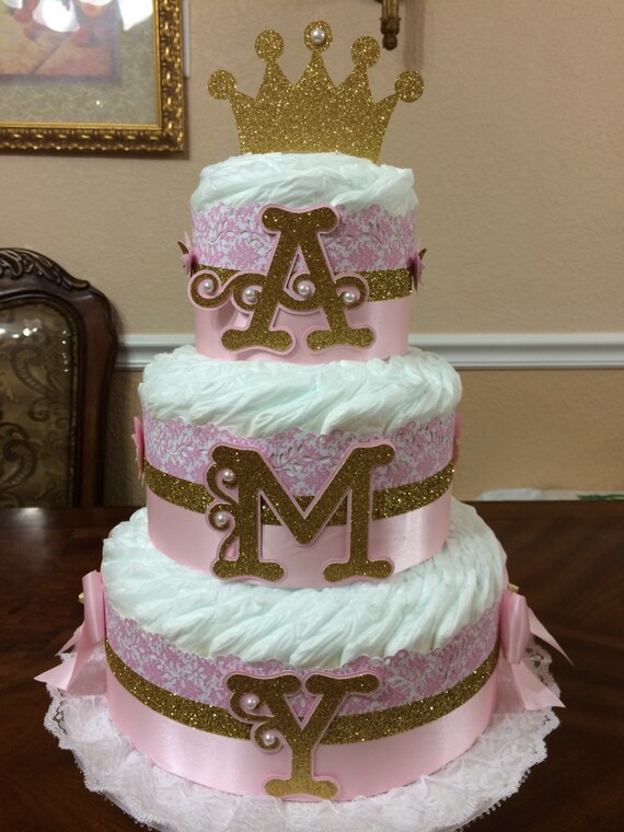 baby girl diaper cakes