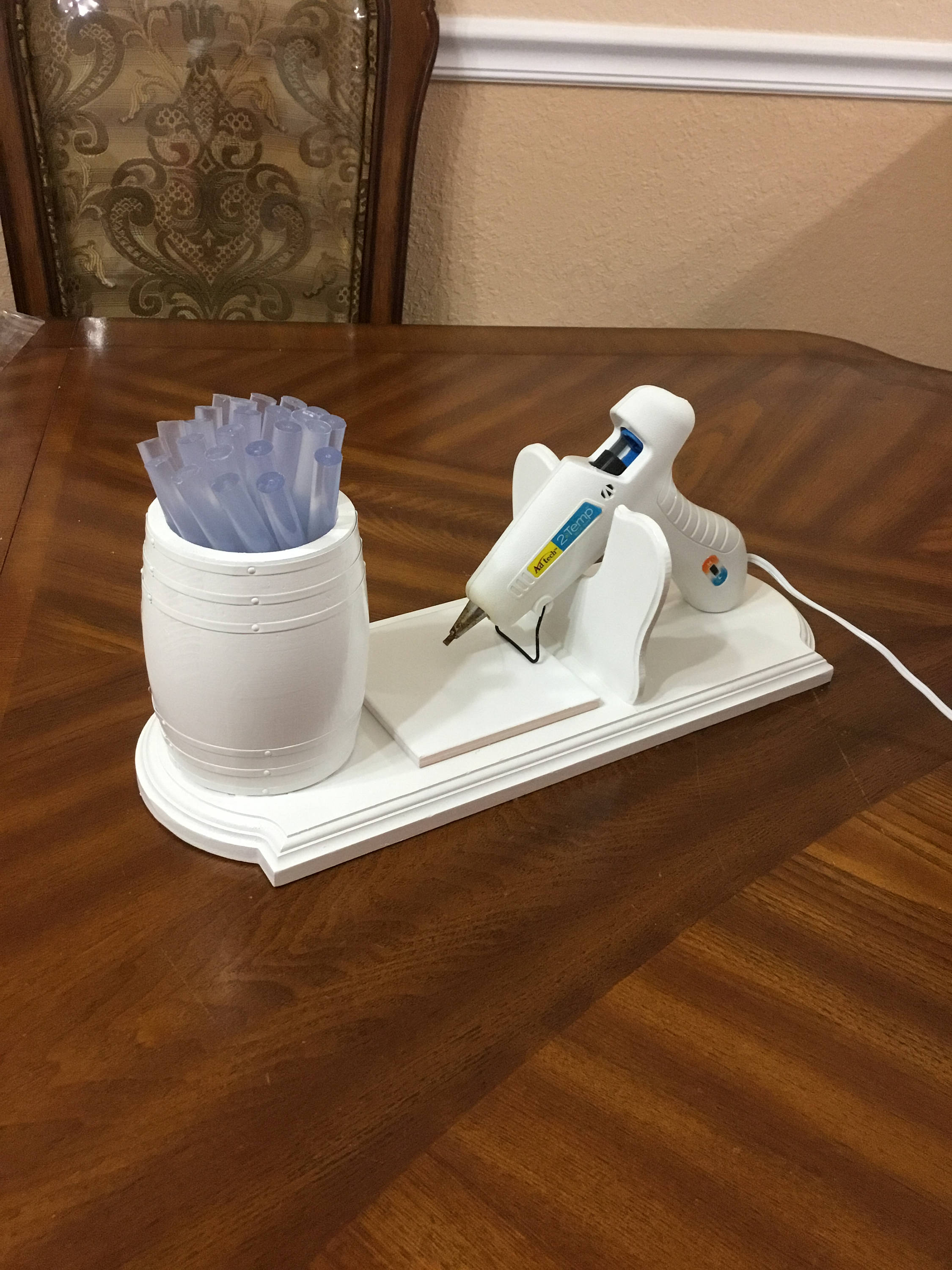 Hot Glue Gun Holder-Stand/ Organizer and Basis for Manual ...