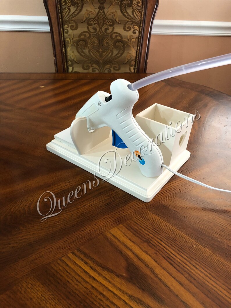 Mini Glue Gun Holder/ Glue Gun Stand/ Hot Glue Gun Base/ Craft Room Organization/ Personalizable Hot Glue Gun Base for Mini Hot Glue Guns. Bild 7