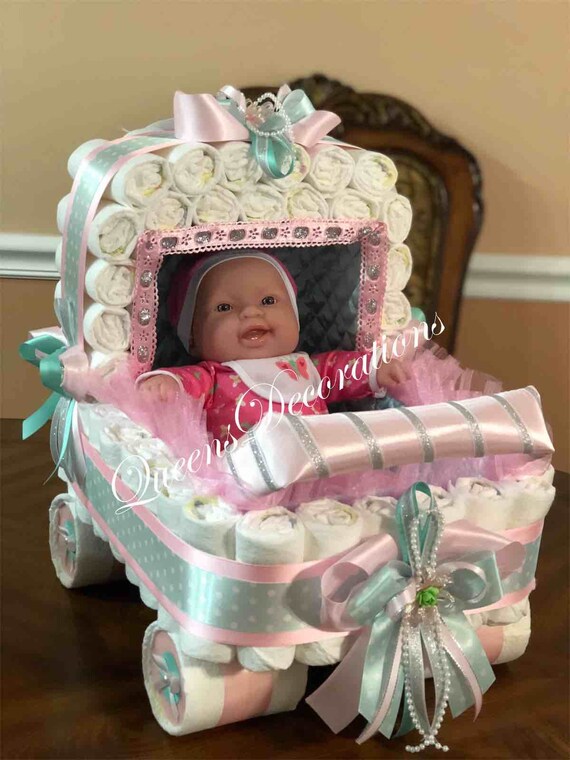 mint green stroller