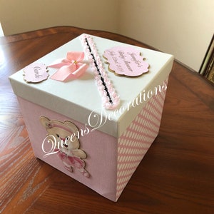 Boîte à cartes / Boîte à cartes ours en peluche / Boîte à cartes garçon et boîte à cartes fille / Cadeaux de baby shower Baby Shower / Fête de révélation du sexe.