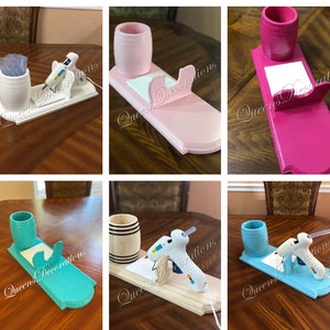 Hot Glue Gun Holder-Stand/ Organizer and Basis for Manual Works