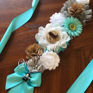Cowboy Baby Shower Theme/ Mommy To Be Sash/ Baby Cowboy Western Maternity Sash/ Cute Sash
