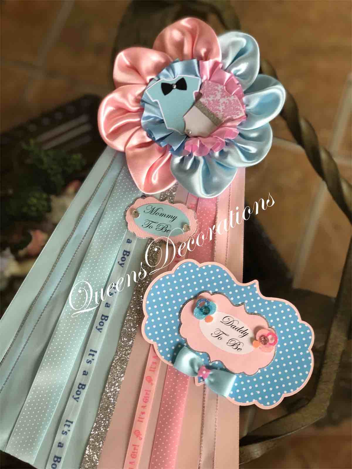 4 Pcs Gender Reveal Gifts For Parents To Be Gender Reveal Pins Daddy And Mommy To Be Sash Gender Reveal Decorations Gender Reveal Games For Baby Shower Party Celebration