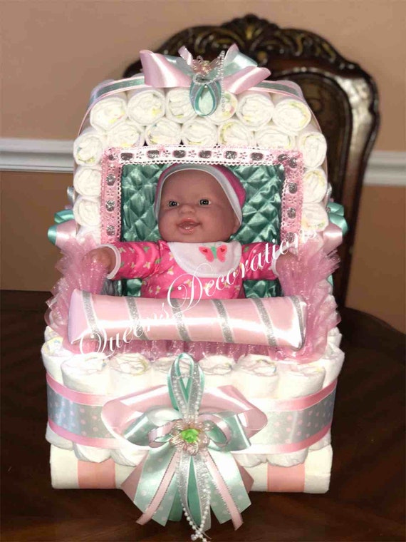 mint green stroller