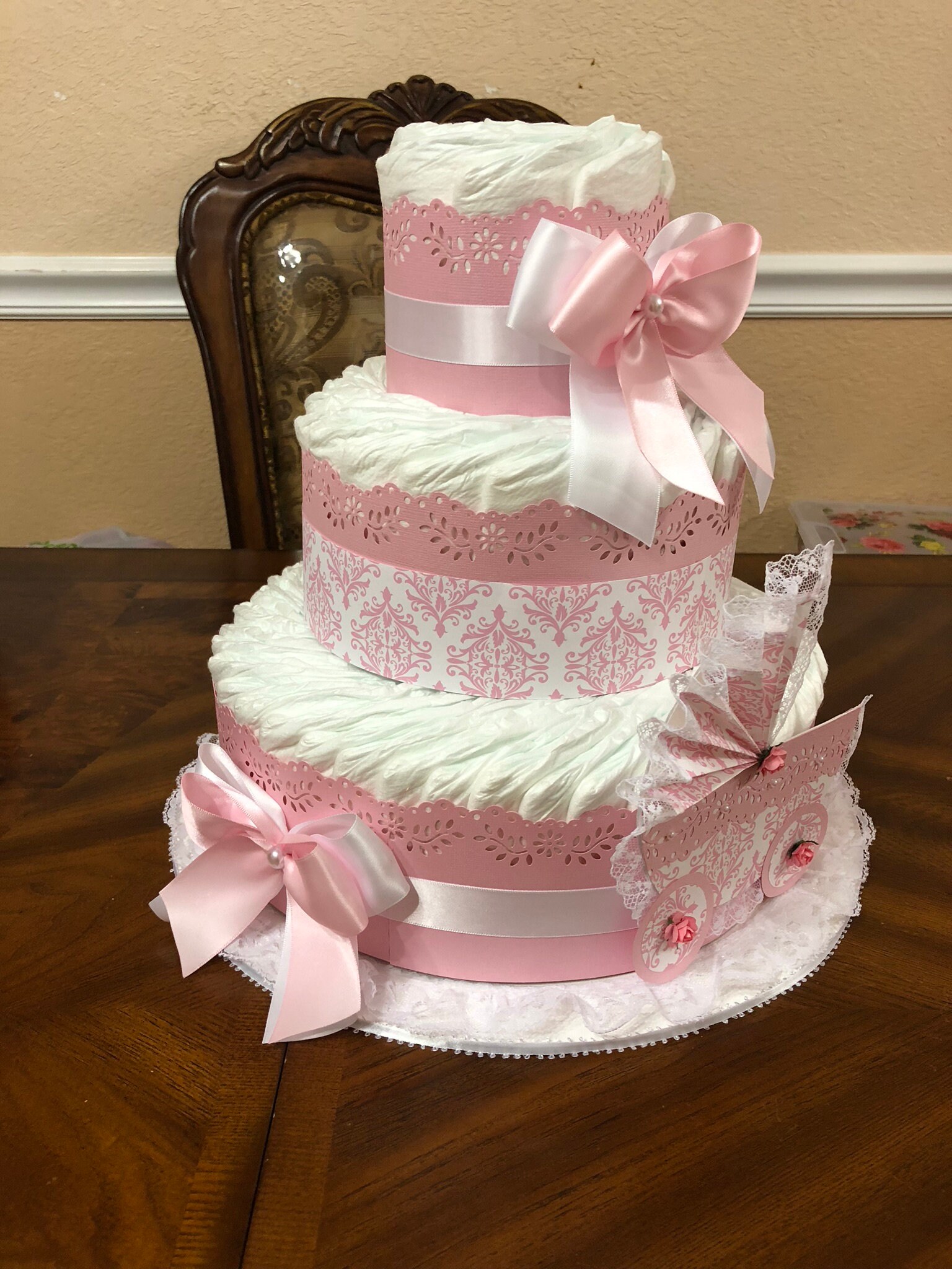 Baby shower hotsell pamper cake